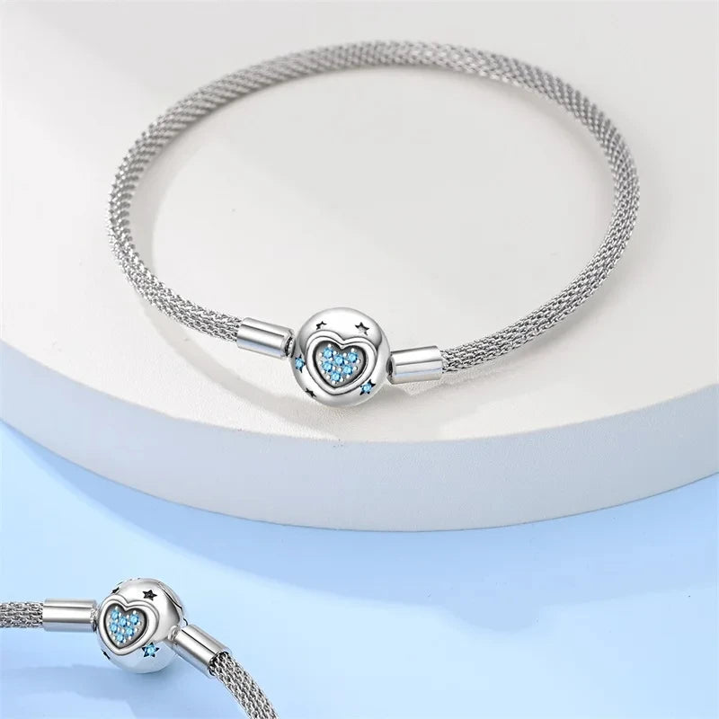 Brillez avec le charme des étoiles et la délicatesse des détails avec le bracelet original en argent 925 de 17 à 20 cm.